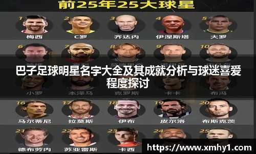 巴子足球明星名字大全及其成就分析与球迷喜爱程度探讨